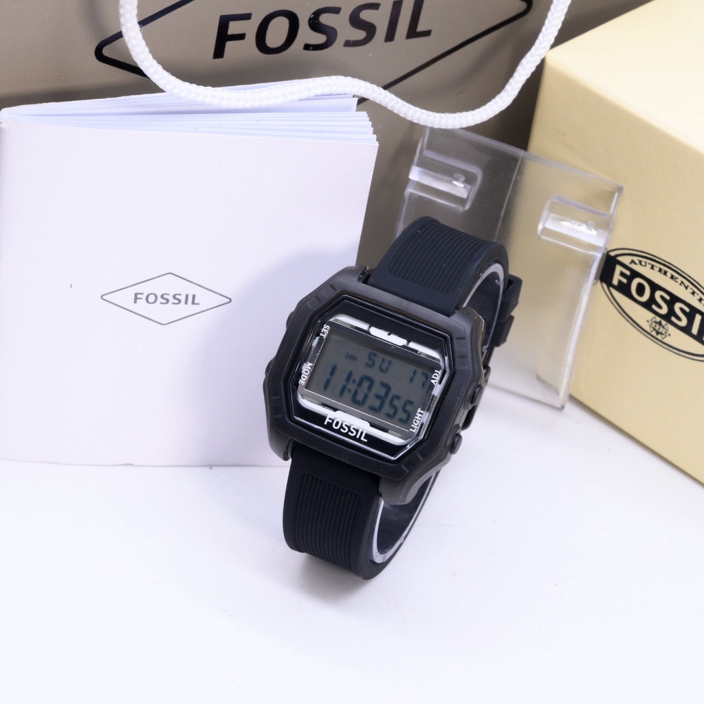 Jam Tangan Wanita Fashion H4801B Digital Tali Rubber Tanggal Hari Aktif Free Box Exclusive &amp; Baterai