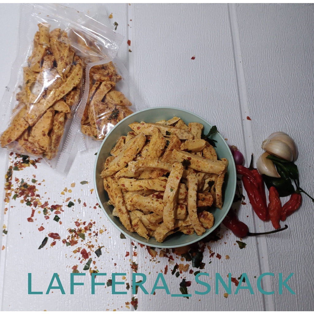 

Basreng Pedas Gurih level Sedang ukuran 250 gr