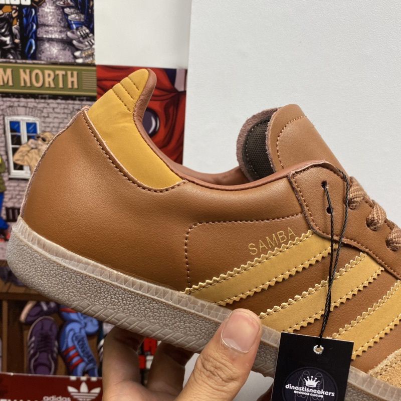 SEPATU ADIDAS ORIGINAL SAMBA OG CLASIK BROWN