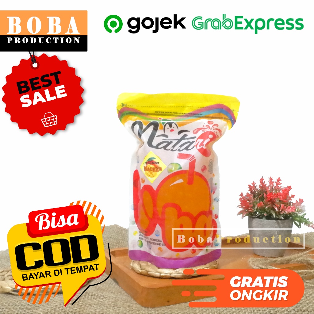 

Popping Boba Mango 500gr - Boba Pecah di Mulut - Supplier Topping Minuman / Halal