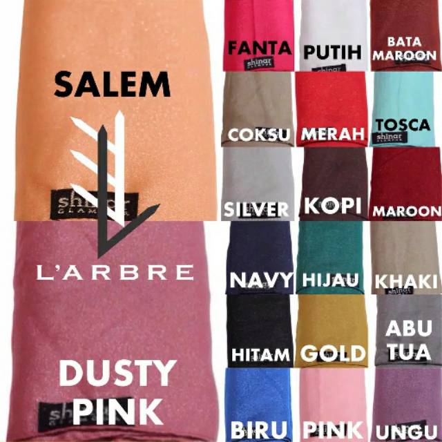 Segi empat shinar soft glitter