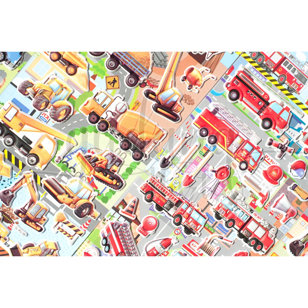 Stiker Heavy Vehicle Stiker Lucu Sticker Mobil Berat Kendaraan Unik DIY Scrapbook GH 303016