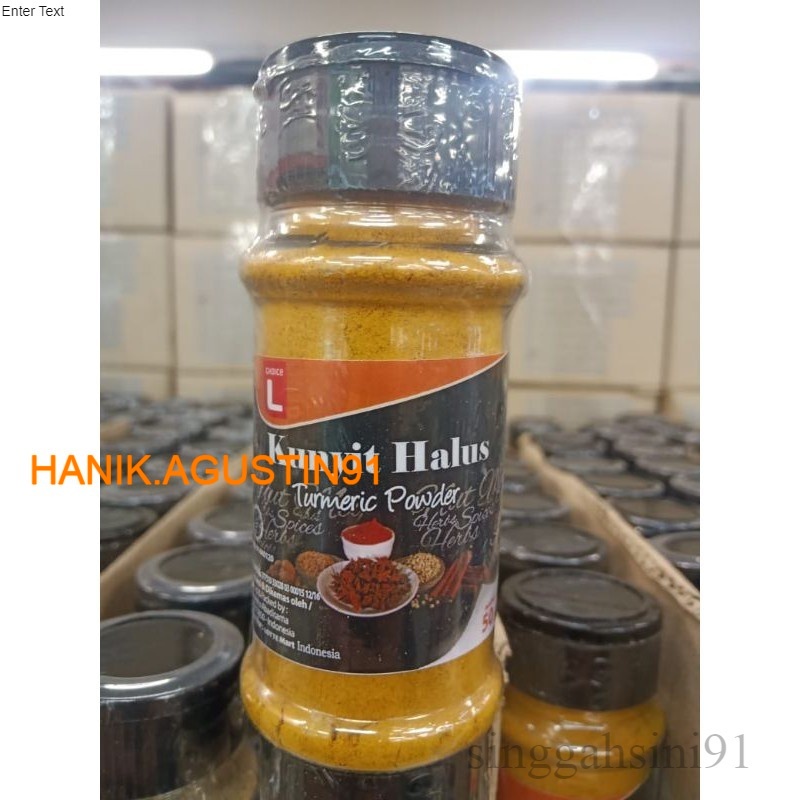 

Choice L KUNYIT BUBUK HALUS / KUNIR HALUS BUMBU DAPUR 50GR