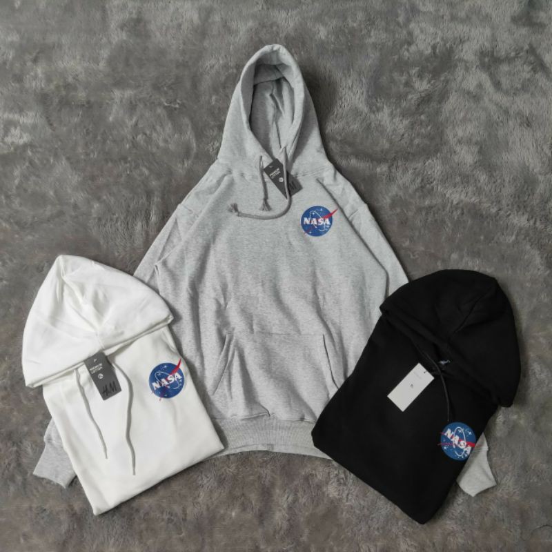 Sweater H&amp;M Nasa Hoodie Logo Basic Premium Fulltag&amp;Lebel