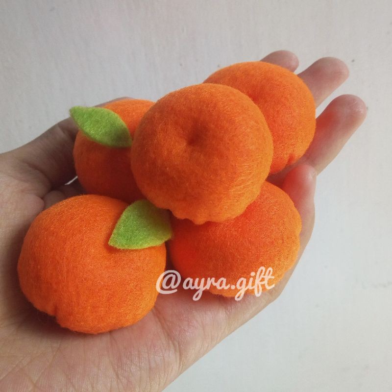 aplikasi buah,topping flanel buah jeruk
