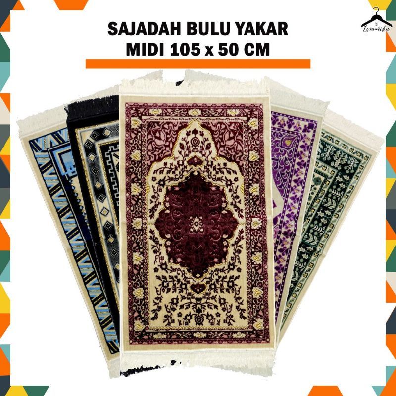 1158 Sajadah Turkey Yakar Midi || Sajadah Turkiye Empuk