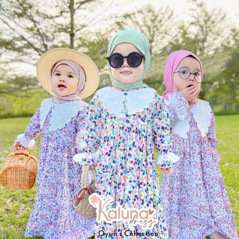 GAMIS DRESS BAYI ANAK KALUNA BY OYRINS
