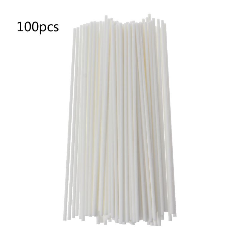 KOK 100Pcs 19cmx3mm Fiber Sticks Diffuser Aromatherapy Volatile Rod for Home Fragrance Diffuser Home Decoration-5