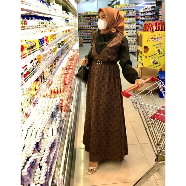 gamis dress gucci by extu belt 17296