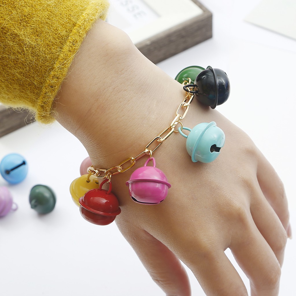 10 Pcs Hole 4 MM Metal Beads Iron Jingle Bells Christmas Decoration Pendants For DIY Making