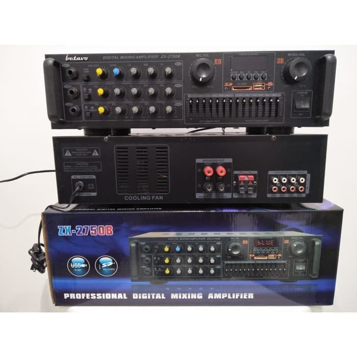 Power amplifier bluetooth original betavo equalizer ampli