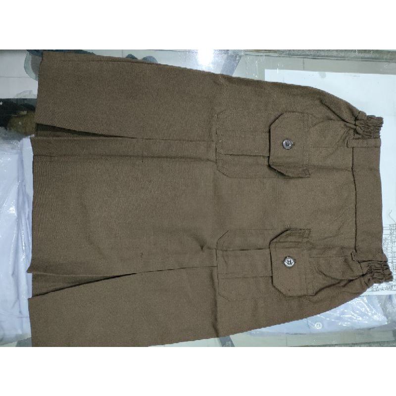 ROK KULOT PENDEK / ROK PENDEK PRAMUKA SAKU 2 DEPAN / ROK PRAMUKA TUTUP / ROK CELANA SAKU 2 DEPAN / ROK CELANA KULOT PRAMUKA / ROK PRAMUKA TUTUP / ROK CELANA SD / ROK CELANA SMP / ROK KULOT PRAMUKA / ROK PRAMUKA SPAN SAKU 2 PENDEK
