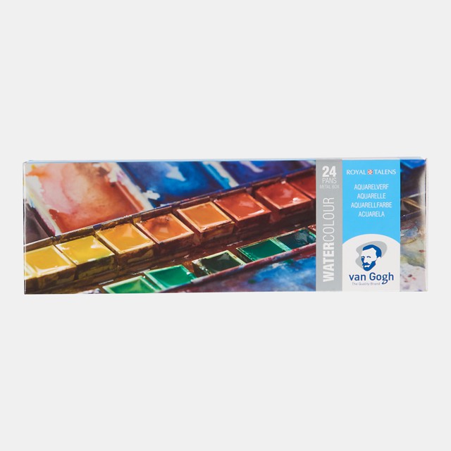 

Van Gogh Water Colour Metal Set 24 Half Pans
