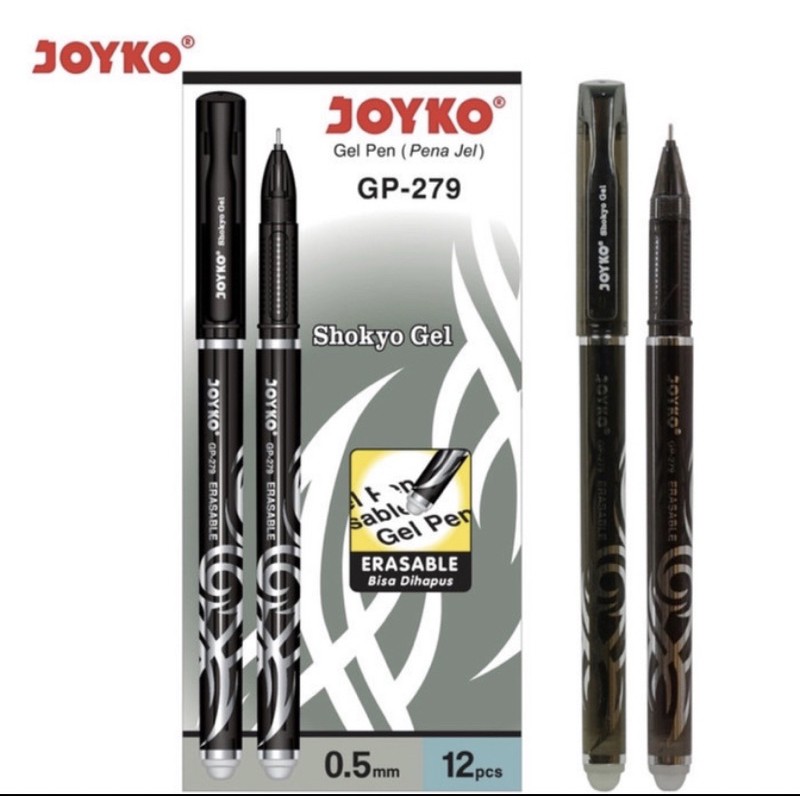 

PULPEN BISA DIHAPUS / ERASABLE PEN JOYKO GP-279 0.5mm