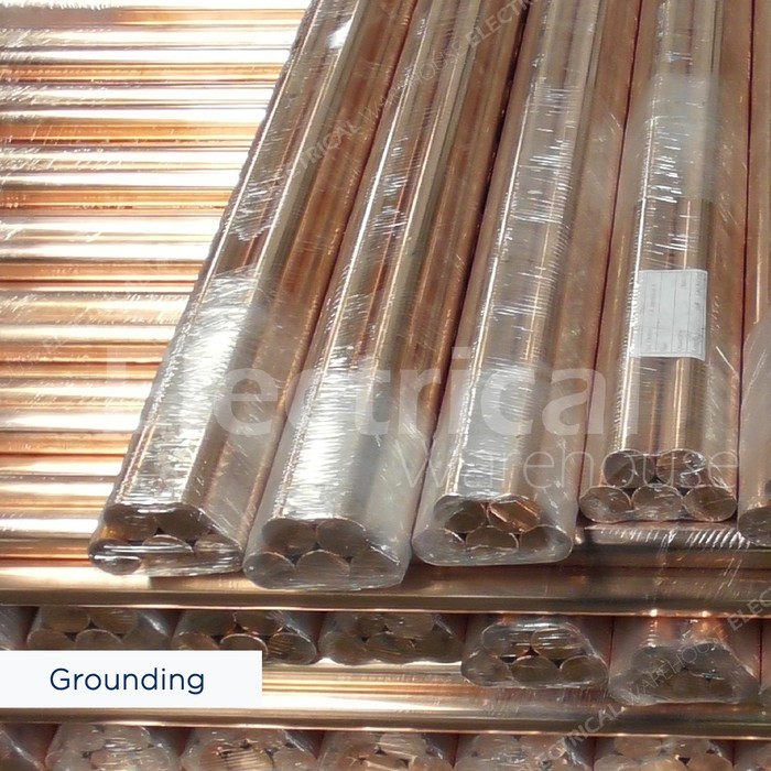 COPPER ROD 5/8 inch x 4 meter ( GROUND, GROUNDING 5/8inch 4m mtr)