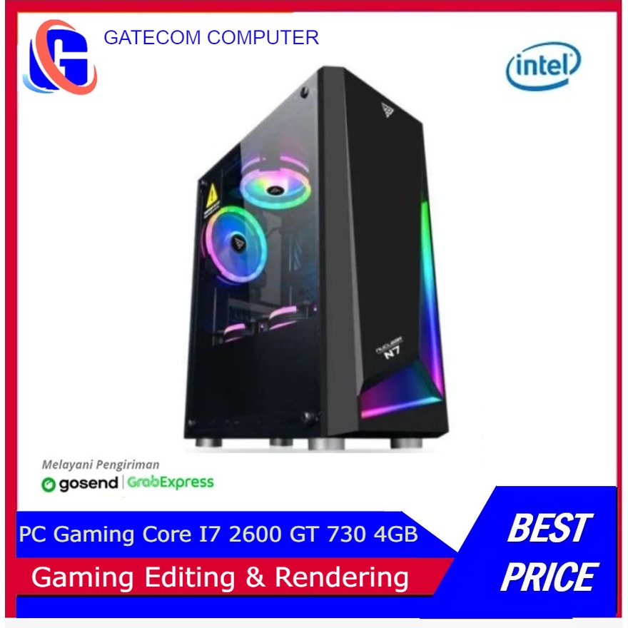 PC Gaming Intel Core I7 2600 / GT 730 4GB  / SSD 120GB