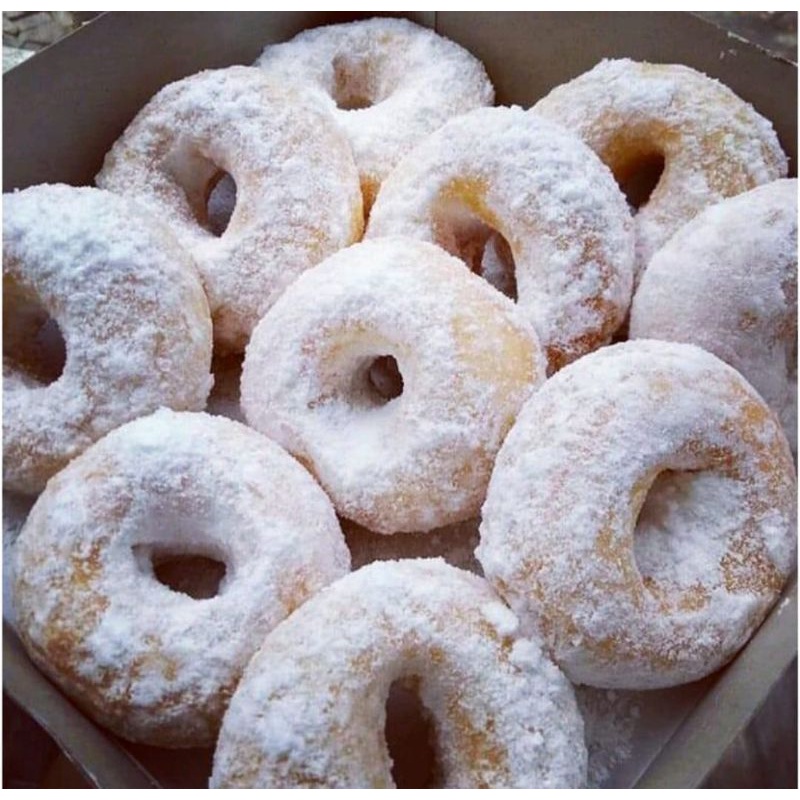 

gula donat - dingin - salju