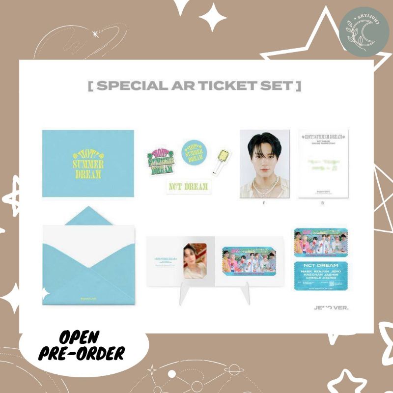 [READY STOCK SALE] MD FANMEETING AR TICKET SUMMER NCT DREAM JAEMIN JISUNG RENJUN