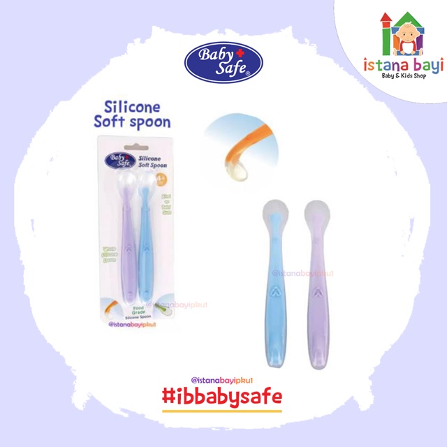 Baby Safe Silicone Soft Spoon - Sendok makan bayi SC009