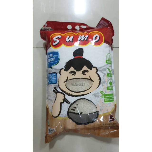 

Beras sumo merah kemasan 5kg