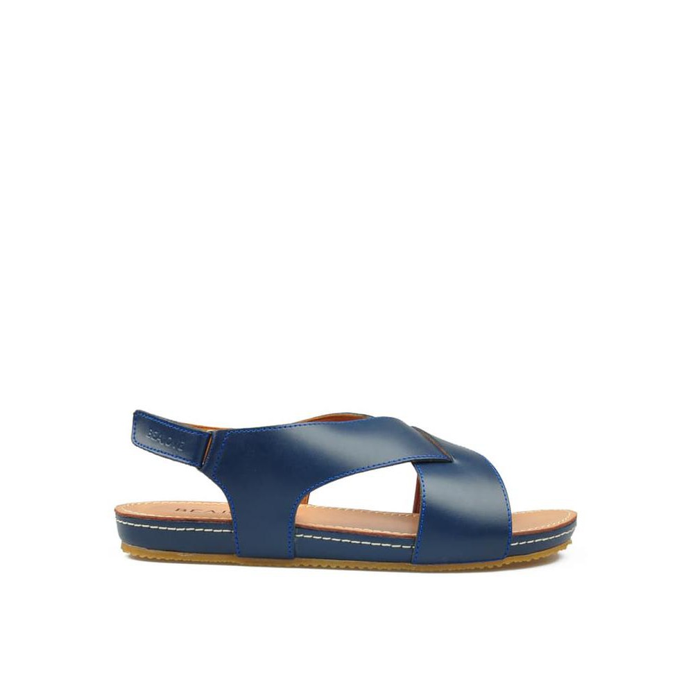 MANDY - NAVY - BEAJOVE COMFORT SANDAL WEDGES (FLASH SALE) - NAVY, 36