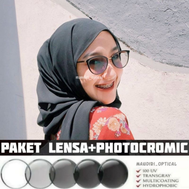 kacamata wanita l paket frame+lensa photocromic | kacamata cat eye | kacamata antiradiasi | kacamata murah | kacamata kekinian frame 1770 | kacamata photocromic