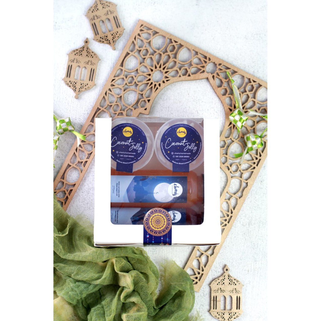 

Aysha A (2 jelly 2 jus) Hampers Idul fitri