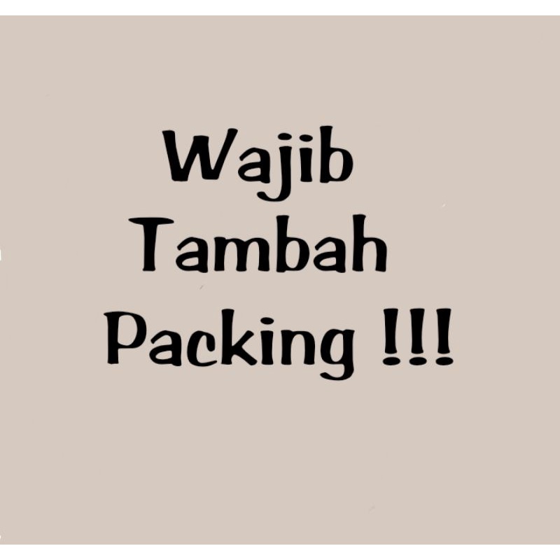 

tambahan bubble wrap