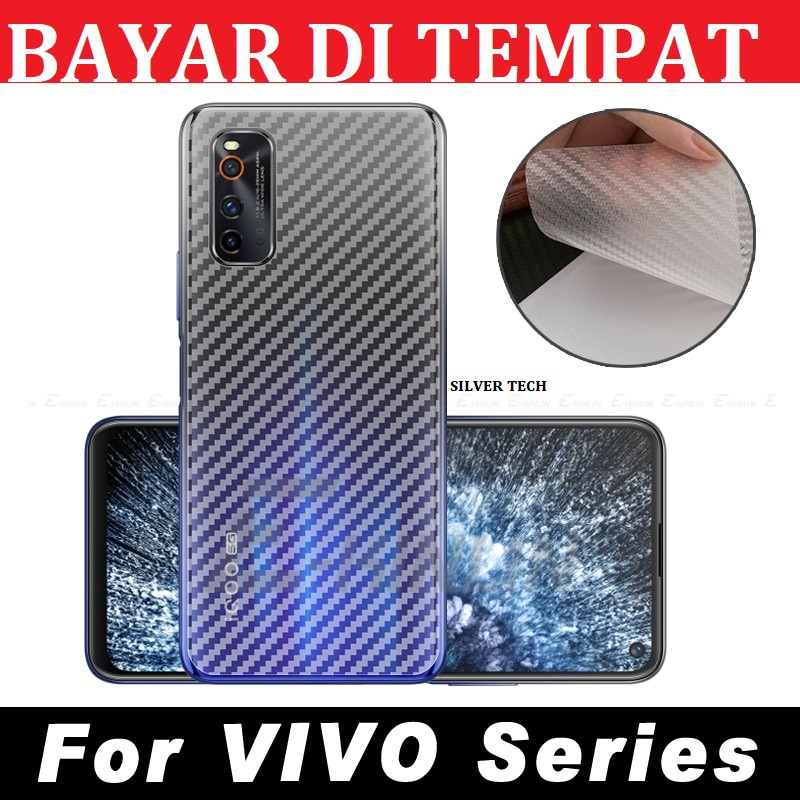 Skin Karbon Garskin VIVO V19 Y50 Y30 Y30i V20Se V20 Y51 V11 V11 PRO V15 V15 PRO V215G V23E Y12 Y15S Y21 Y81 Y83 Y91 Y91C Z1PRO