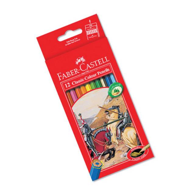 

FABER-CASTELL PENCIL WARNA 115852 CLASSIC COLOUR PENCILS 12 L