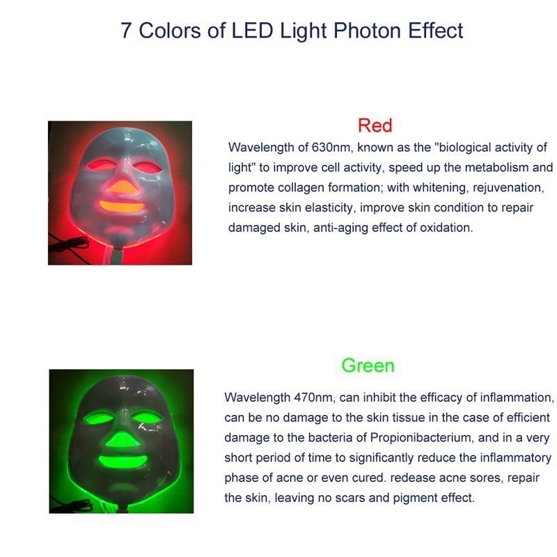 LED PDT LIGHT 7IN1 LED OMEGA BBGLOW BB GLOW