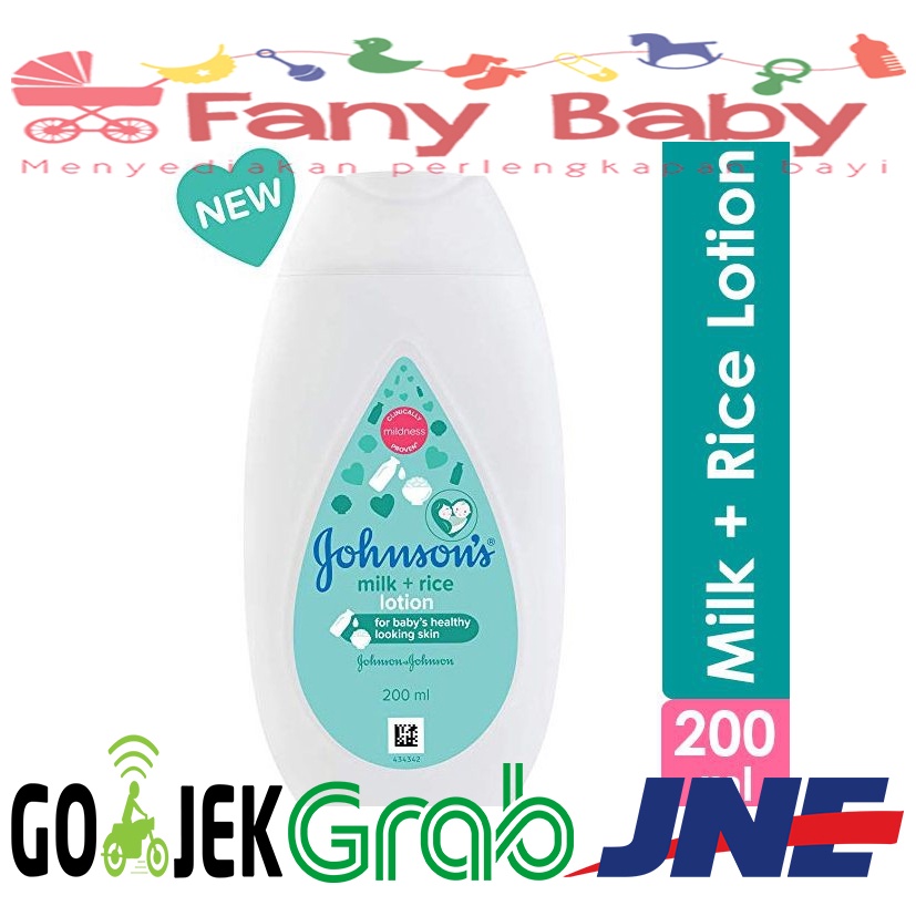 JOHNSON'S BABY LOTION MILK + RICE 200ML