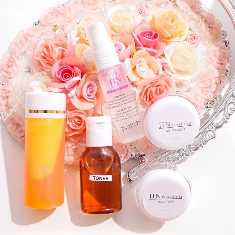Viral// Paket Super Lengkap Krim / Cream HN Platinum Original BPOM 100% plus Serum PlatinumD.n.K Rea