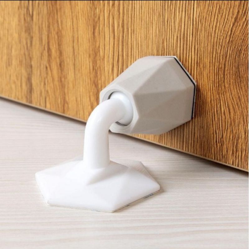 DS02 Door Stopper PENAHAN PENGGANJAL Bawah PINTU BAHAN ABS anti Lecet