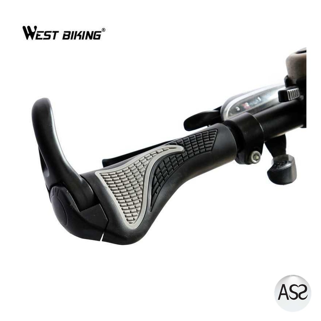 ASS Shop - TaffSPORT Gagang Sepeda Rubber Ergonomic Grip MTB Handlebar - BT1001