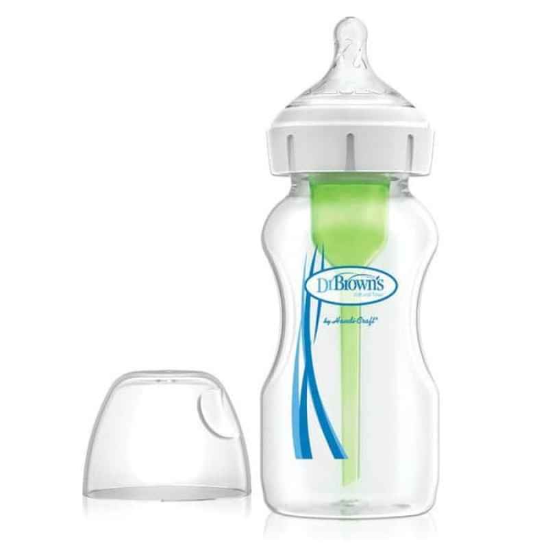 Dr Brown's Wide Neck Options Plus Anti Colic 150 ml 270 ml - Botol Susu Dr Brown's Options+ Wide