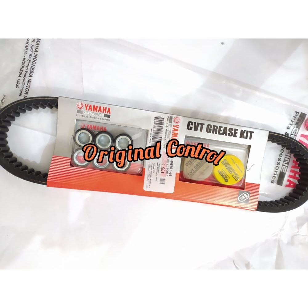 Vbelt V-Belt vanbelt ASSY Mio Z Mio m3 Mio 125 blue core Mio S (Lengkap)