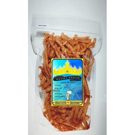 

Stik Bawang Home Made Rasa Balado/ Kue Bawang/Snack Renyah/Snack Enak