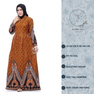 (BISA COD) MS GAMIS BATIK SRIWEDARI MAXI BUMIL/BUSUI KATUN SOGAN