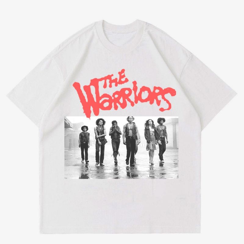 KAOS THE WARRIORS VINTAGE | T-SHIRT FILM GAME THE WARRIOR | RAPTEE WARRIORS PUTIH
