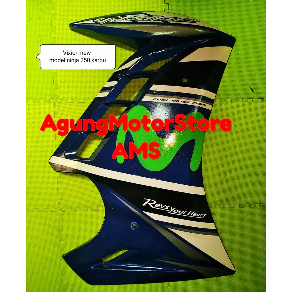 SAYAP SAMPING VARIASI YAMAHA VIXION NEW PNP MODEL 250 MOVISTAR