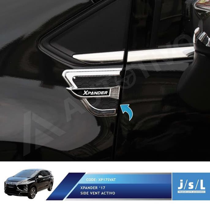 Mitsubishi Xpander Side Vent Activo / Aksesoris Mobil ORI JSL