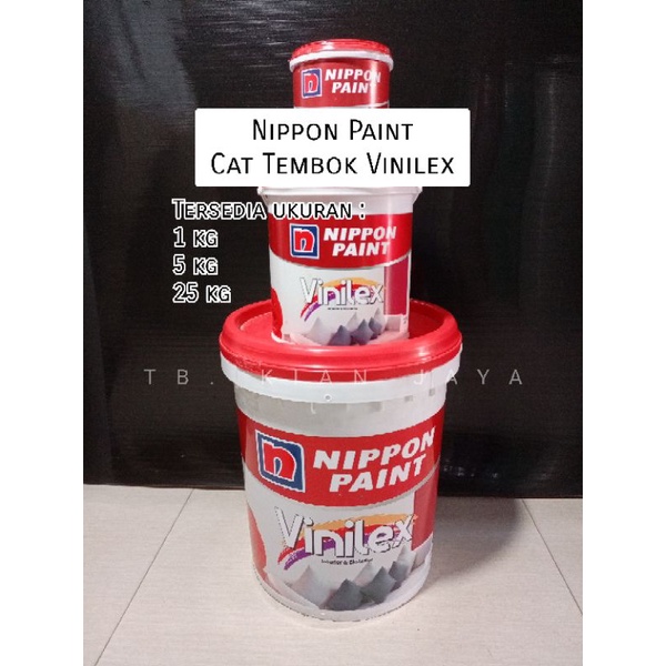 Nippon Paint Vinilex / Cat tembok 5 kg (tiap warna berbeda harga)