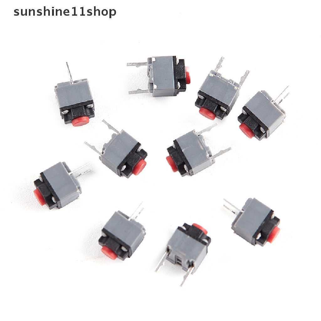 (SHO) 10pcs Kailh Tombol Mute 6x6 X 7.3 Untuk Mouse Wireless