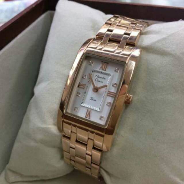 Jam Tangan Cantik Alexandre Christie 2576 RG Original