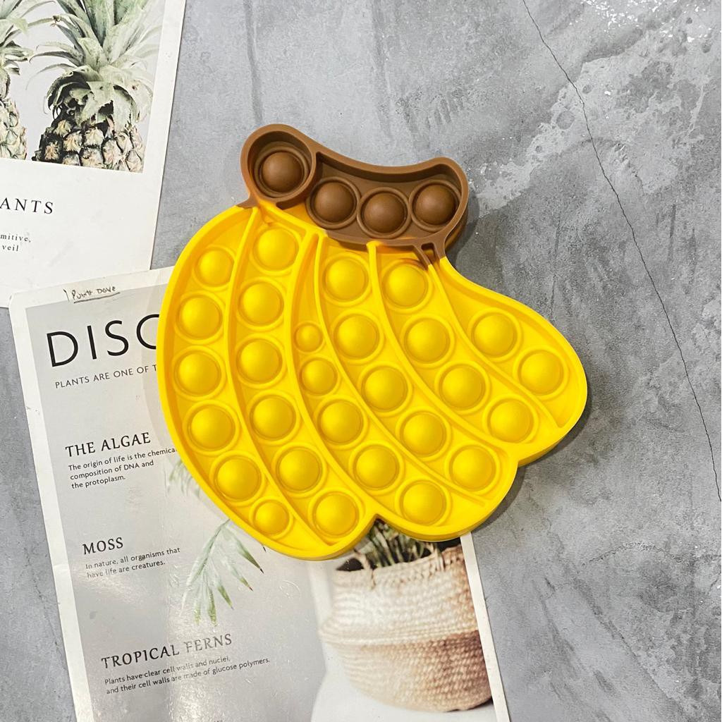 POP IT RAINBOW MAINAN SENSORY / MAINAN VIRAL POP IT RAINBOW JUMBO-BANANA POP IT