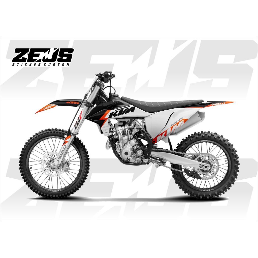 Decal Sticker - Stiker Dekal Ktm 250 2019 Zeus SC 4
