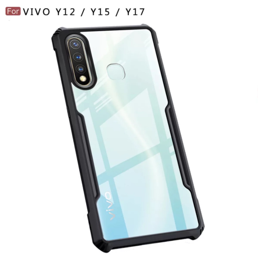 CASE FUSION ARMOR SHOCKPROOF VIVO Y12 Y15 Y17 SOFTCASE - FA