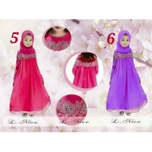 Baju Gamis Lnice Renda