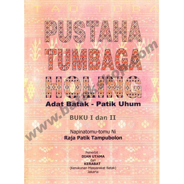 BUKU BATAK Pustaha Tumbaga Holing